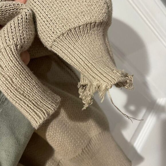 Essentials Women's Cream and Tan Jumper - Picture 6 of 6